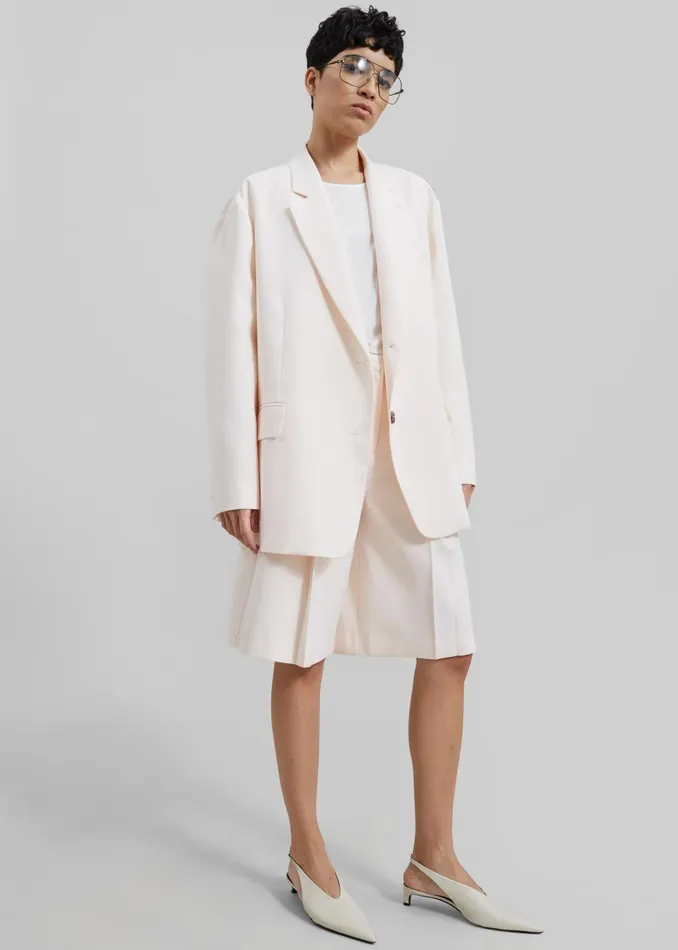 Women Bea Blazer 8211 Light Peach The Frankie Shop Outerwear