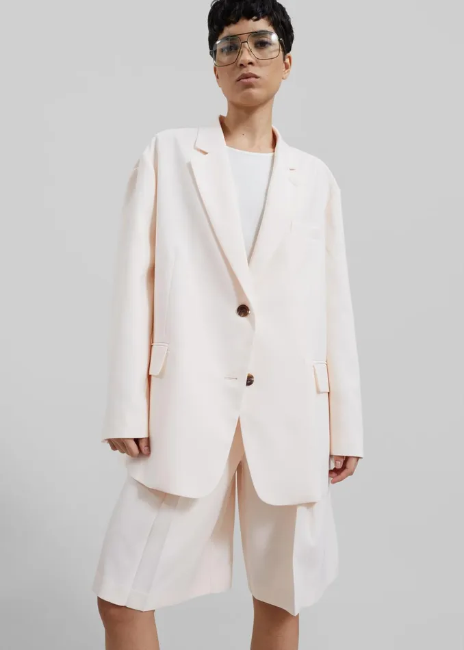 Women Bea Blazer 8211 Light Peach The Frankie Shop Outerwear