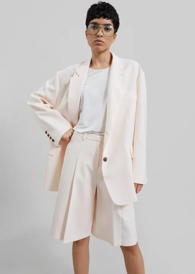 Women Bea Blazer 8211 Light Peach The Frankie Shop Outerwear