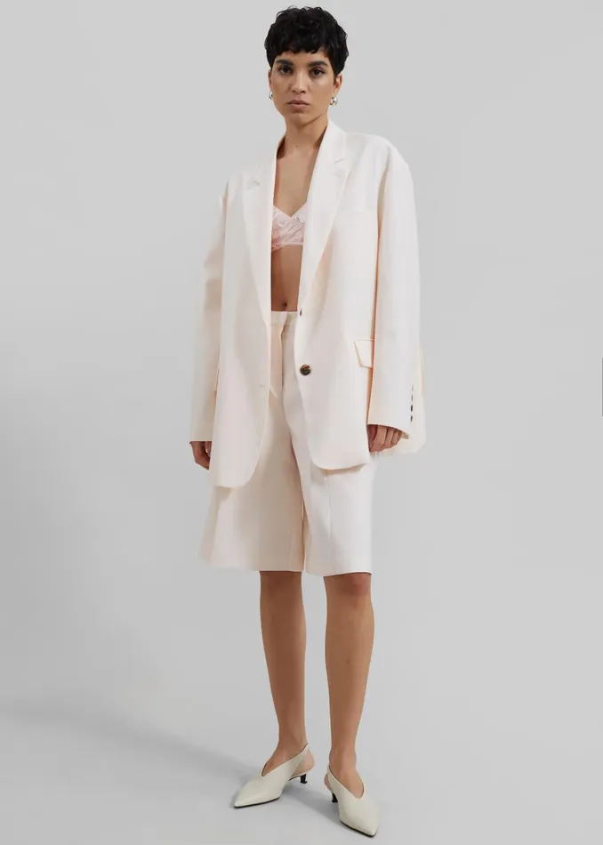 Women Bea Blazer 8211 Light Peach The Frankie Shop Outerwear