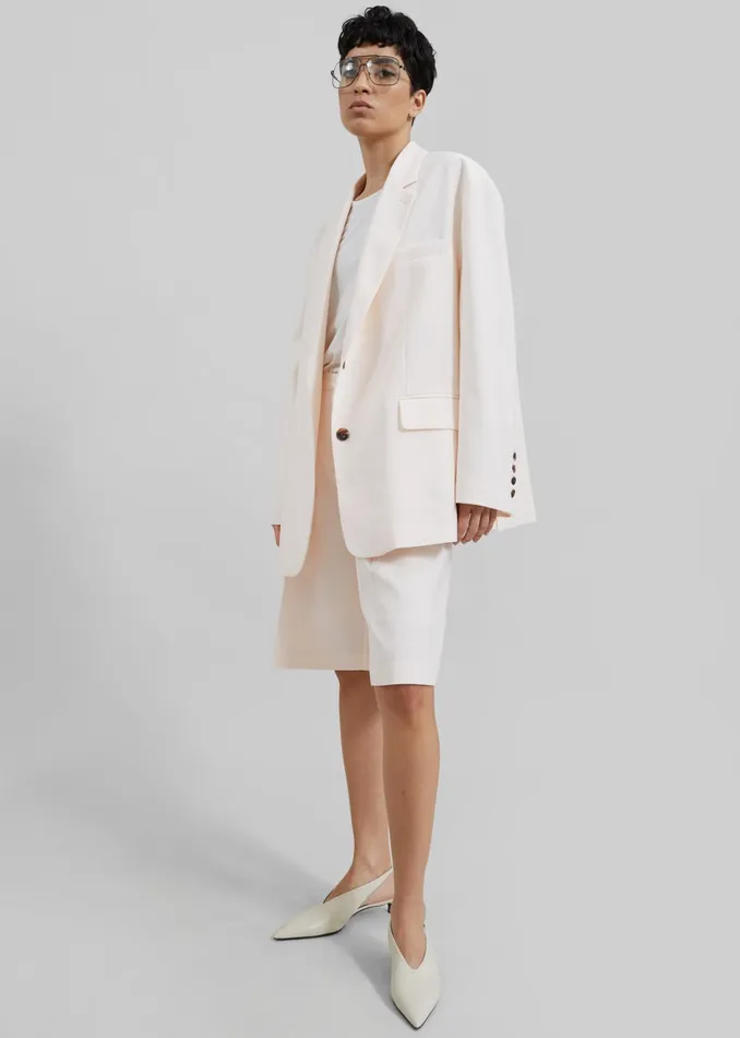 Women Bea Blazer 8211 Light Peach The Frankie Shop Outerwear