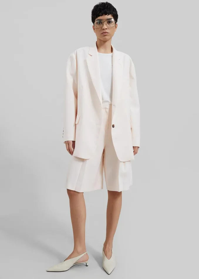 Women Bea Blazer 8211 Light Peach The Frankie Shop Outerwear