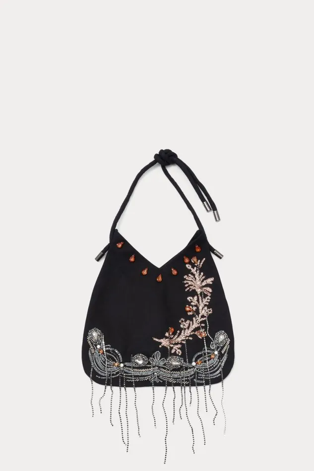 Women Belts Rachel Comey Embroidered Toga Belt Black Women Belts Rachel Comey Embroidered Toga Belt Black