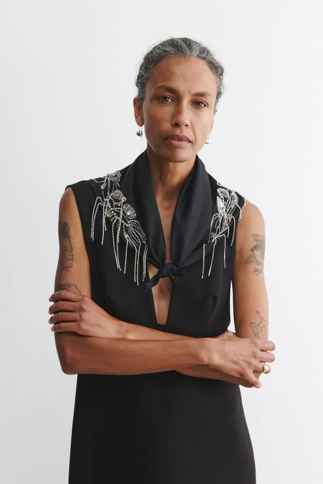 Women Belts Rachel Comey Embroidered Toga Belt Black Women Belts Rachel Comey Embroidered Toga Belt Black
