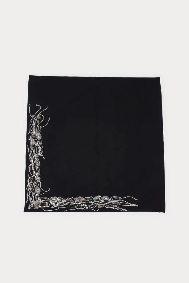 Women Belts Rachel Comey Embroidered Toga Belt Black Women Belts Rachel Comey Embroidered Toga Belt Black