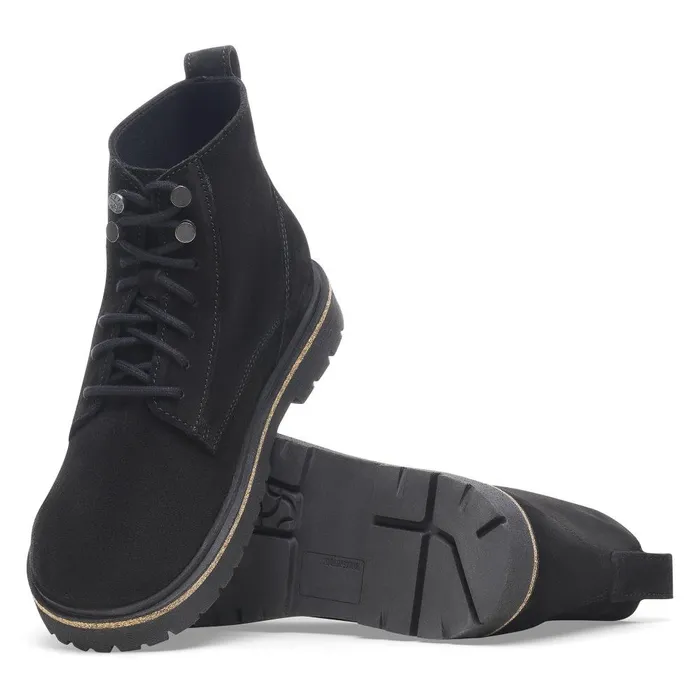 Women Birkenstock Boots Highwood Lace Mid Black