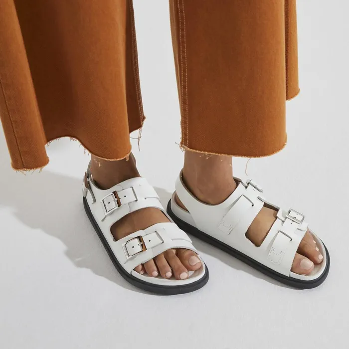 Women Birkenstock MultiStrap Cannes White