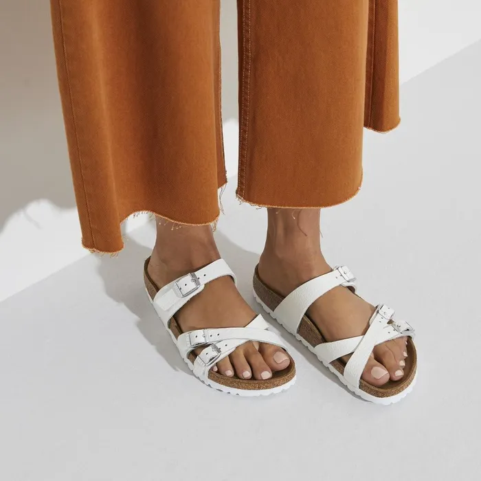 Women Birkenstock MultiStrap Franca White