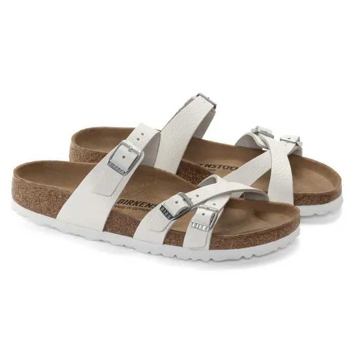 Women Birkenstock MultiStrap Franca White