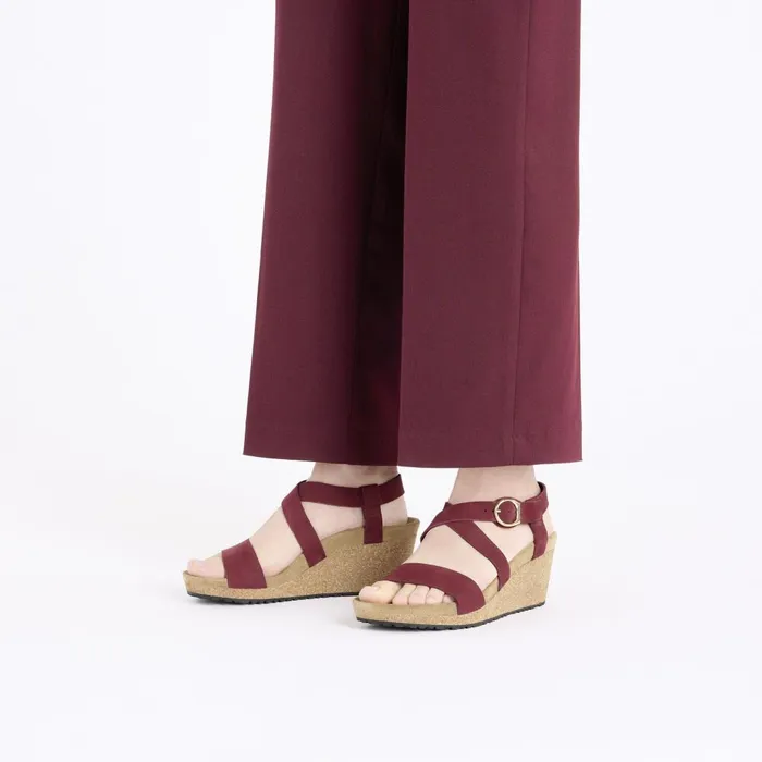 Women Birkenstock MultiStrap Sibyl RingBuckle Zinfandel