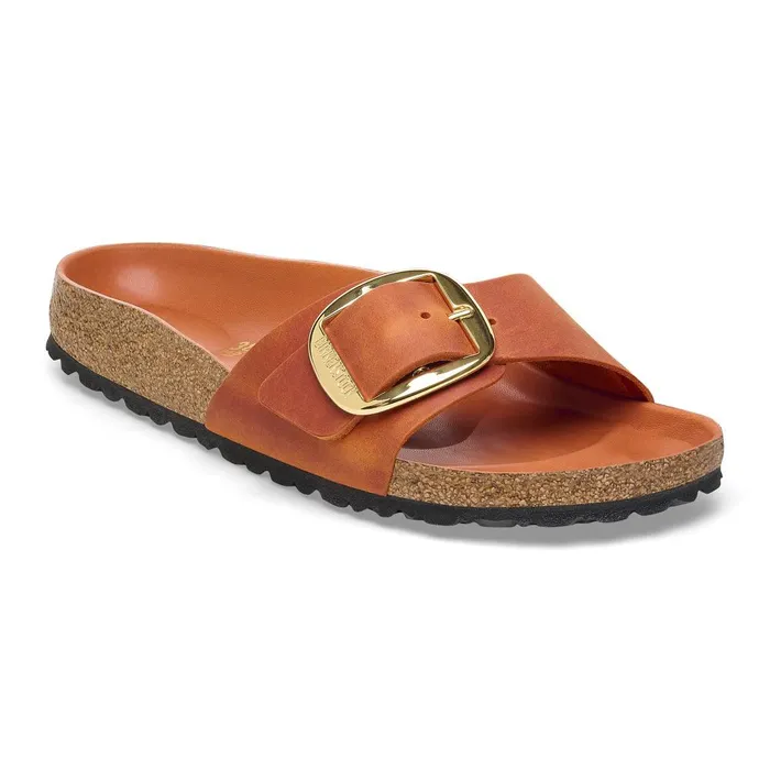 Women Birkenstock OneStrap Madrid Big Buckle Burnt Orange