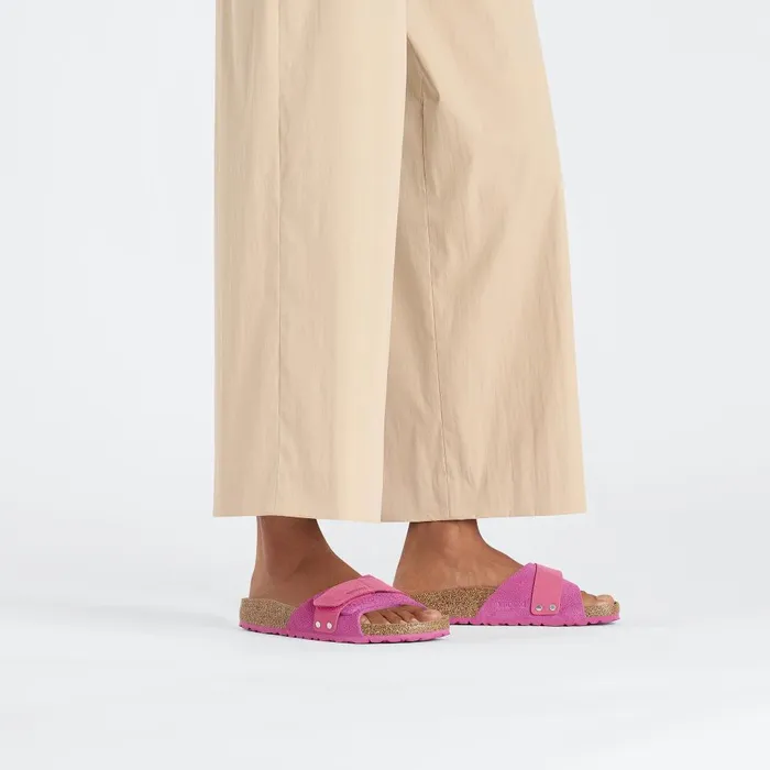 Women Birkenstock OneStrap Oita Fuchsia Tulip