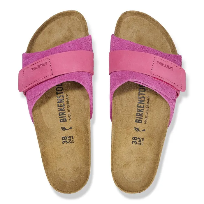 Women Birkenstock OneStrap Oita Fuchsia Tulip