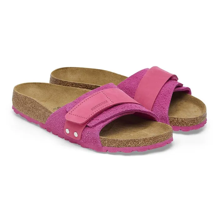 Women Birkenstock OneStrap Oita Fuchsia Tulip