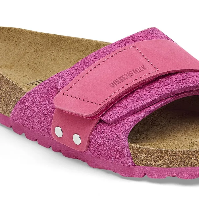 Women Birkenstock OneStrap Oita Fuchsia Tulip