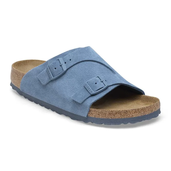 Women Birkenstock OneStrap Zrich Elemental Blue