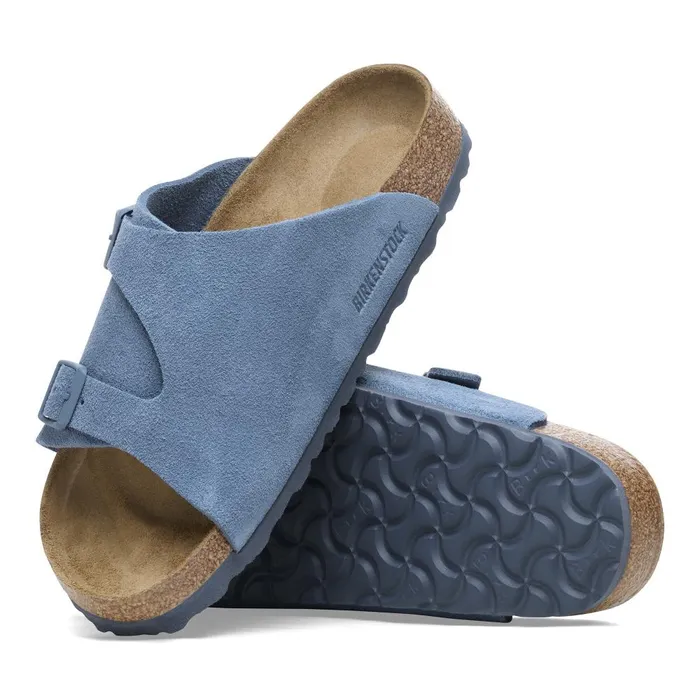 Women Birkenstock OneStrap Zrich Elemental Blue
