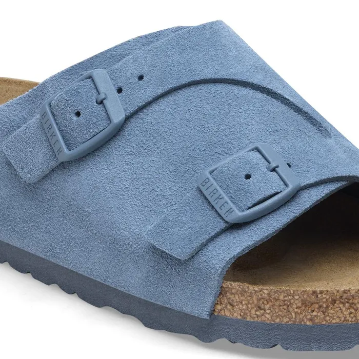 Women Birkenstock OneStrap Zrich Elemental Blue