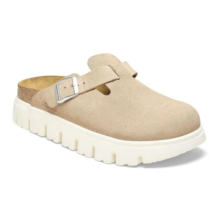 Women Birkenstock Sandals Boston Chunky Warm Sand