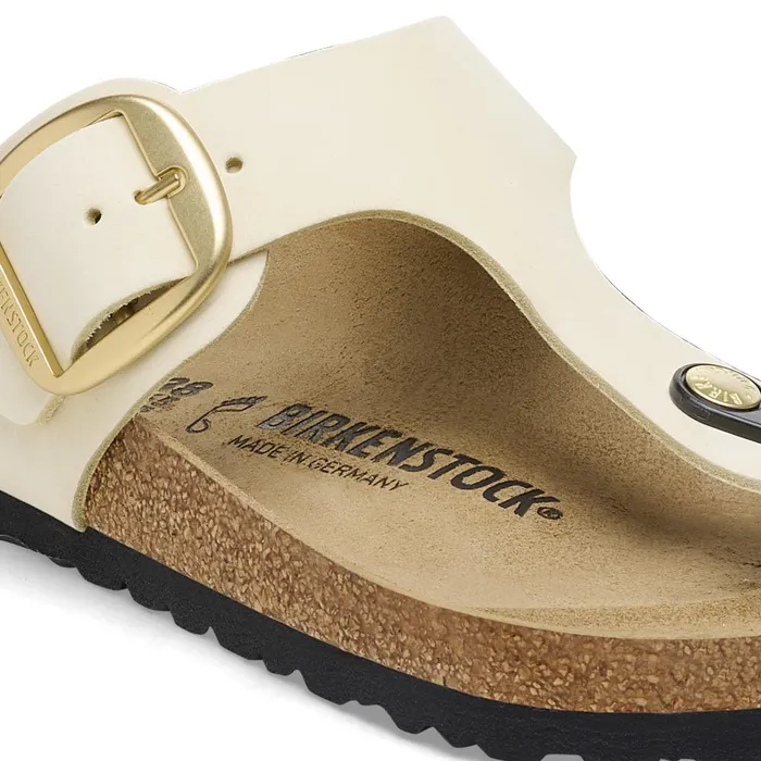 Women Birkenstock Thong Gizeh Big Buckle Ecru