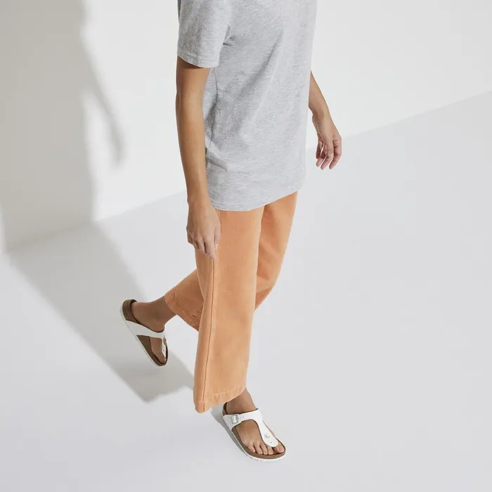 Women Birkenstock Thong Gizeh White