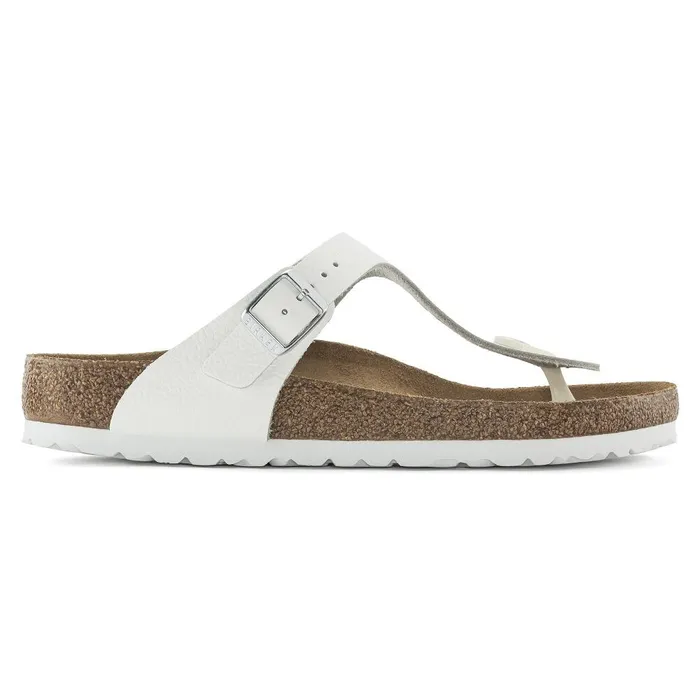 Women Birkenstock Thong Gizeh White
