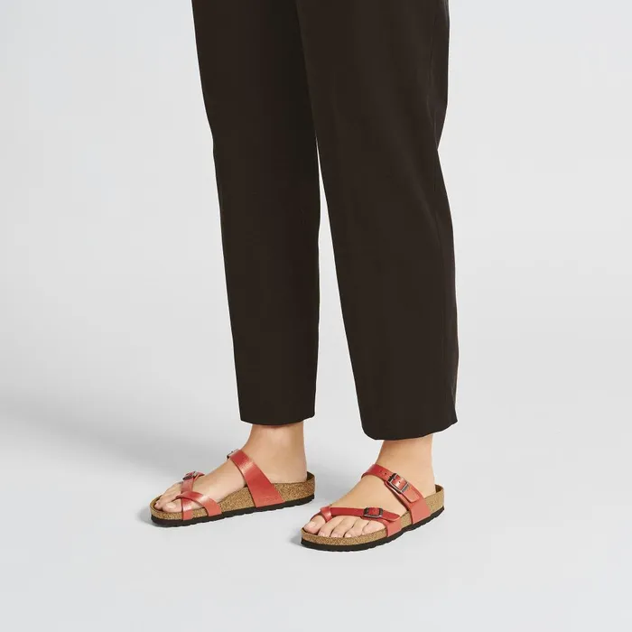 Women Birkenstock Thong Mayari Graceful Mars Red