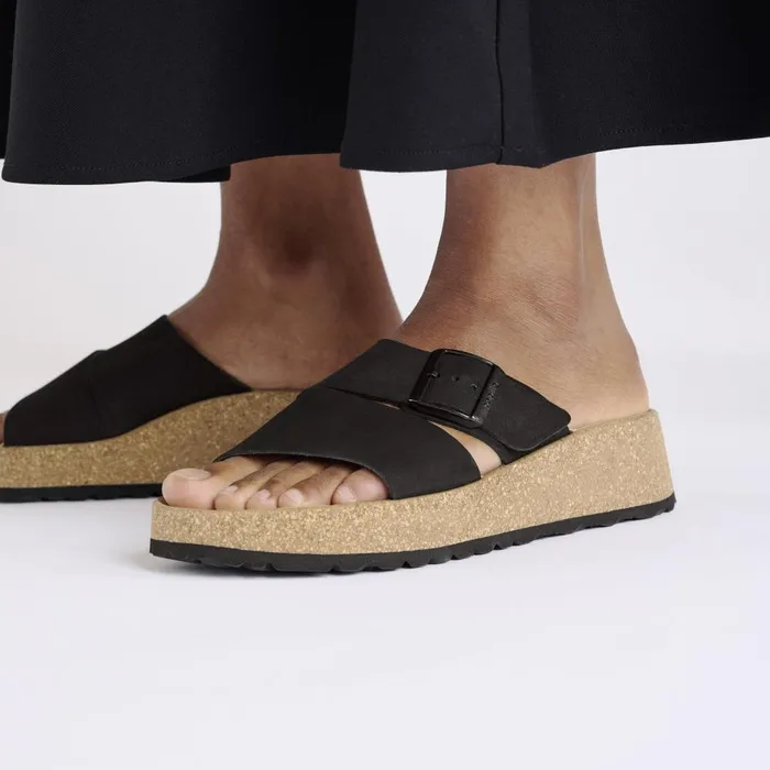Women Birkenstock TwoStrap Almina Black