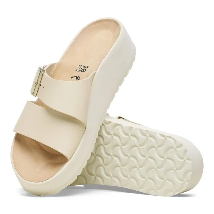 Women Birkenstock TwoStrap Almina Ecru