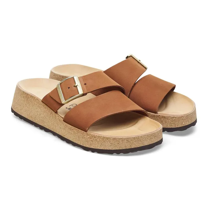 Women Birkenstock TwoStrap Almina Pecan