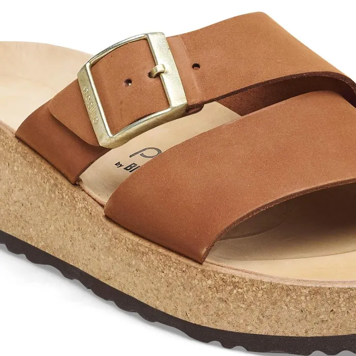 Women Birkenstock TwoStrap Almina Pecan