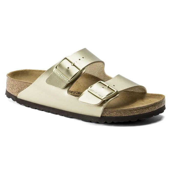 Women Birkenstock TwoStrap Arizona Gold