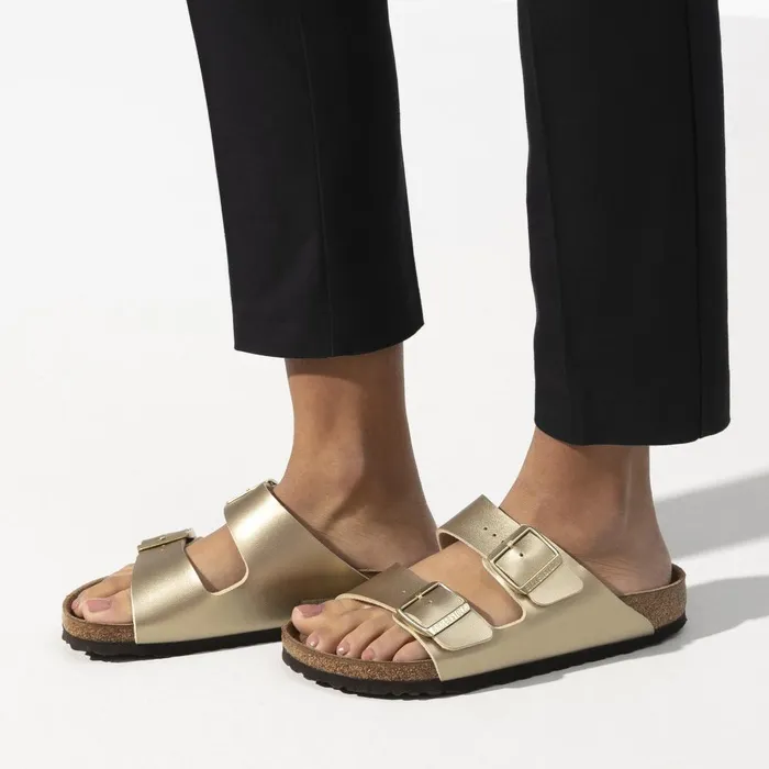 Women Birkenstock TwoStrap Arizona Gold