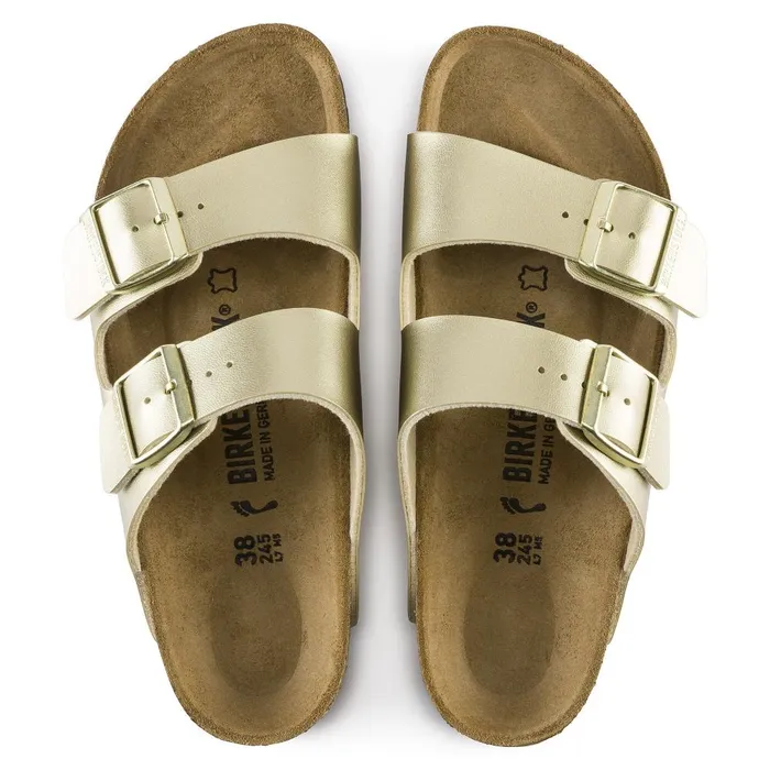 Women Birkenstock TwoStrap Arizona Gold