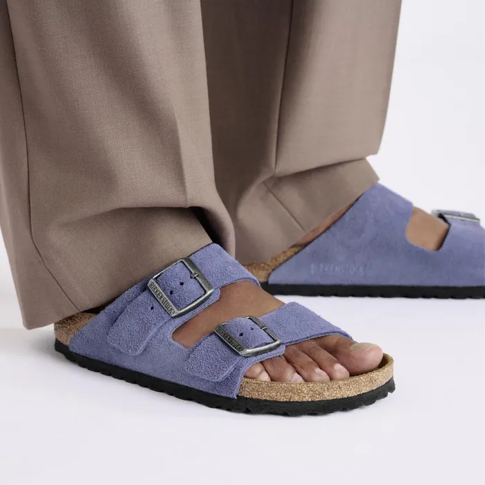 Women Birkenstock TwoStrap Arizona Purple Dusk