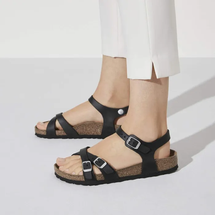 Women Birkenstock TwoStrap Kumba Black