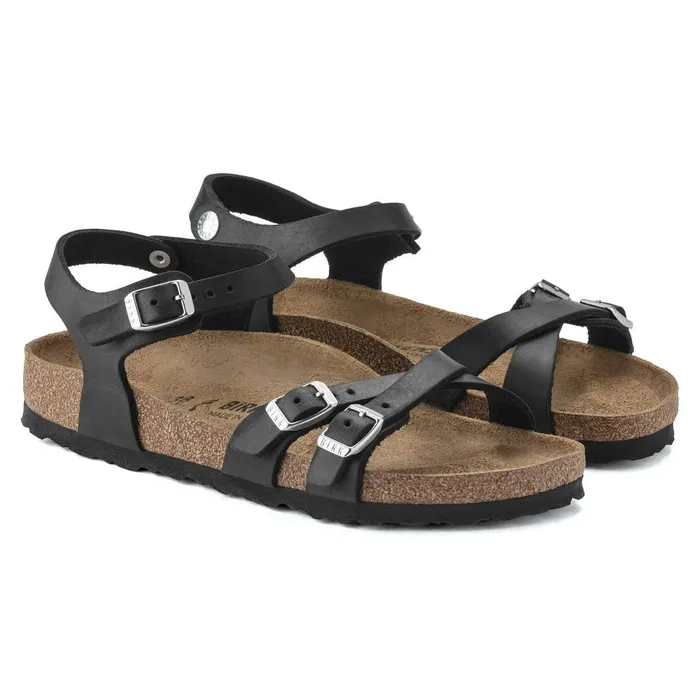 Women Birkenstock TwoStrap Kumba Black