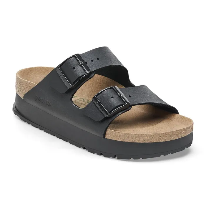 Women Birkenstock Wedges and Platforms Arizona Flex Platform Black