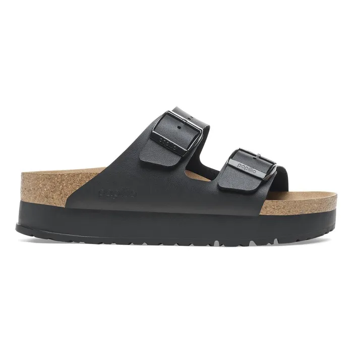 Women Birkenstock Wedges and Platforms Arizona Flex Platform Black