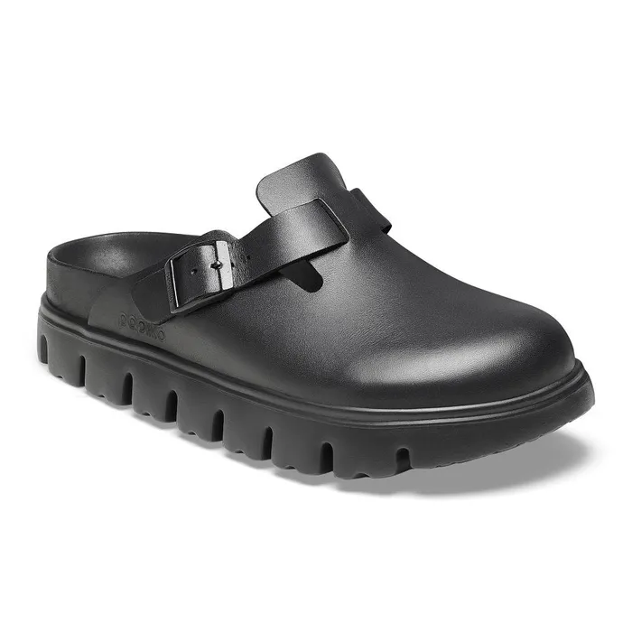 Women Birkenstock Wedges and Platforms Boston Chunky Black