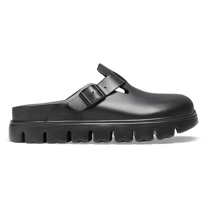 Women Birkenstock Wedges and Platforms Boston Chunky Black