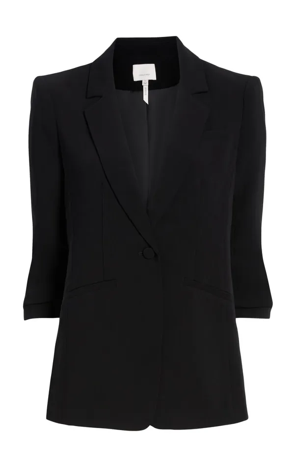 Women Blazers Cinq Sept Crepe Khloe Blazer Black