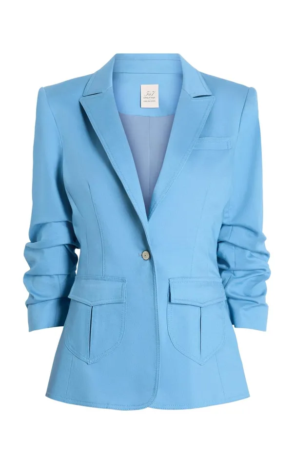 Women Blazers Cinq Sept Louisa Jacket Blissful Blue