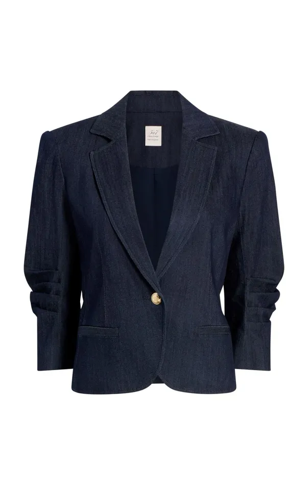 Women Blazers Cinq Sept Petit Denim Khloe Blazer Indigo