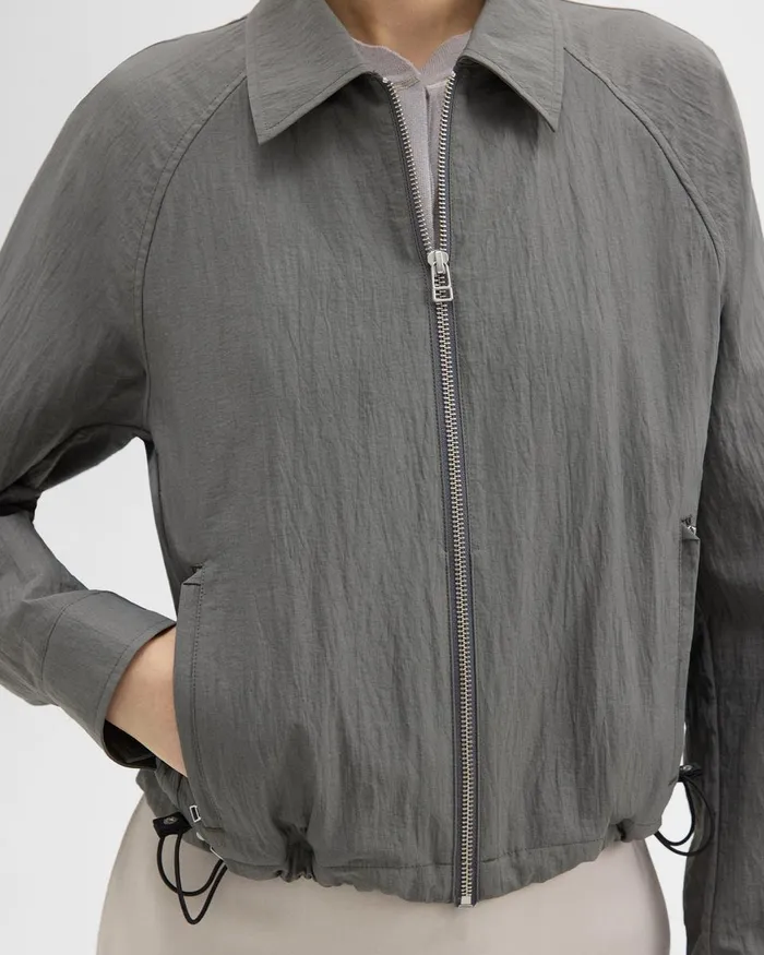 Women Blazers Jackets Theory Cropped Jacket Spruce