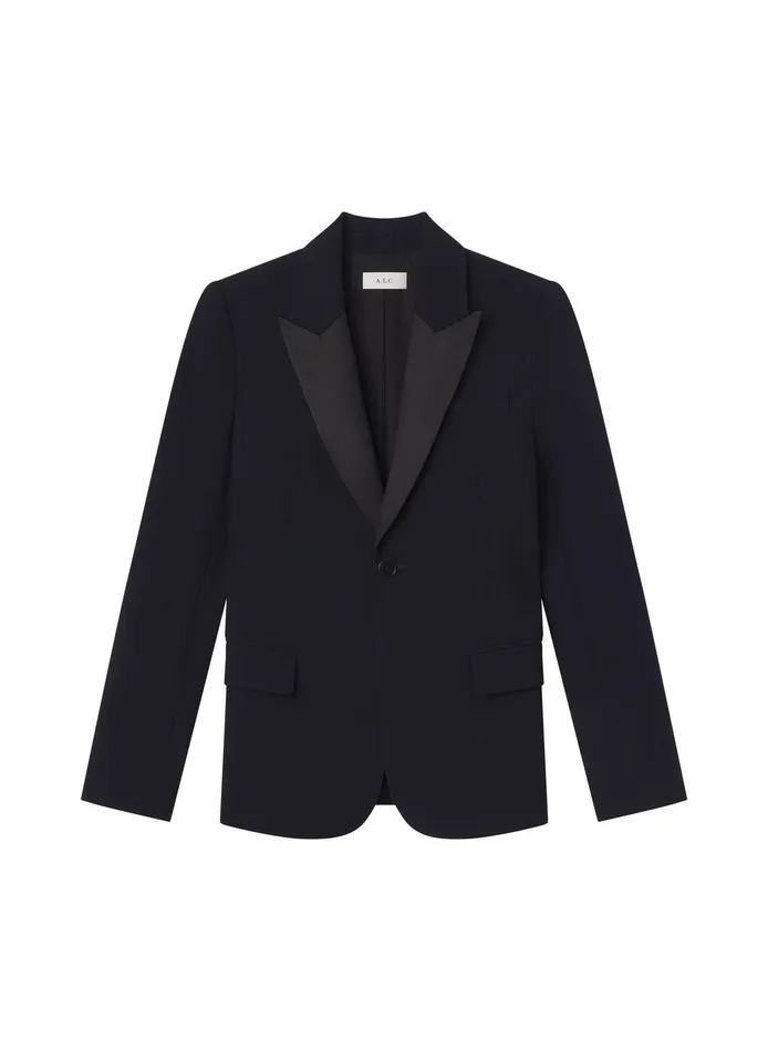 Women Brandon Tailored Tux Jacket Evening Blueblack ALC Suits