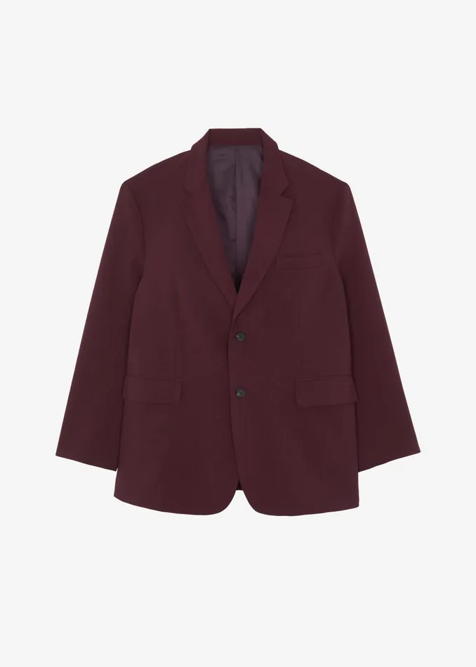 Women Brooklyn Blazer 8211 Burgundy The Frankie Shop Outerwear