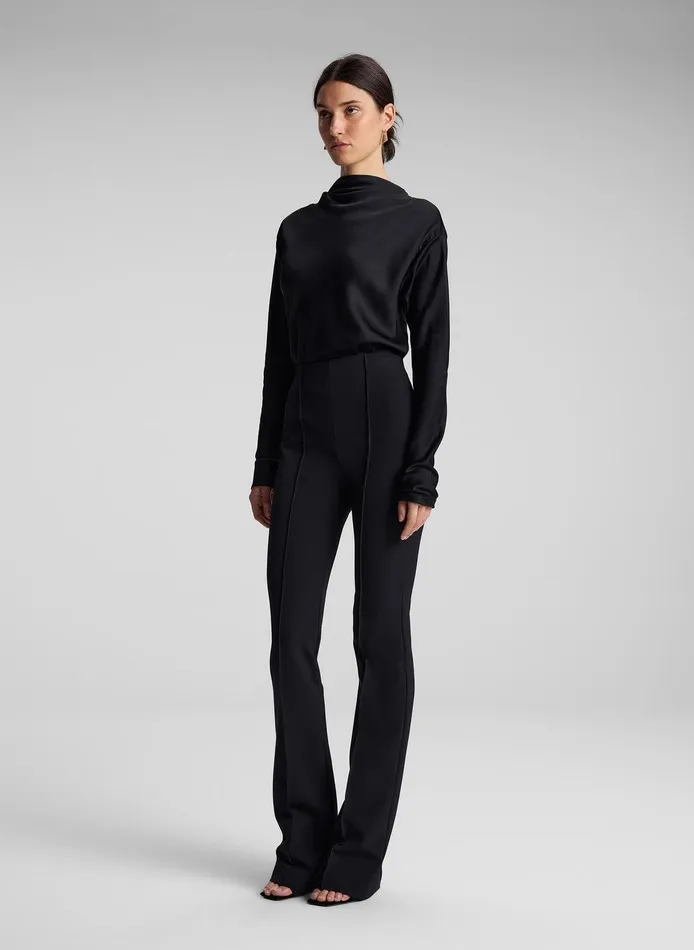 Women Brooks Stretch Tailored Pant Black ALC Bottoms