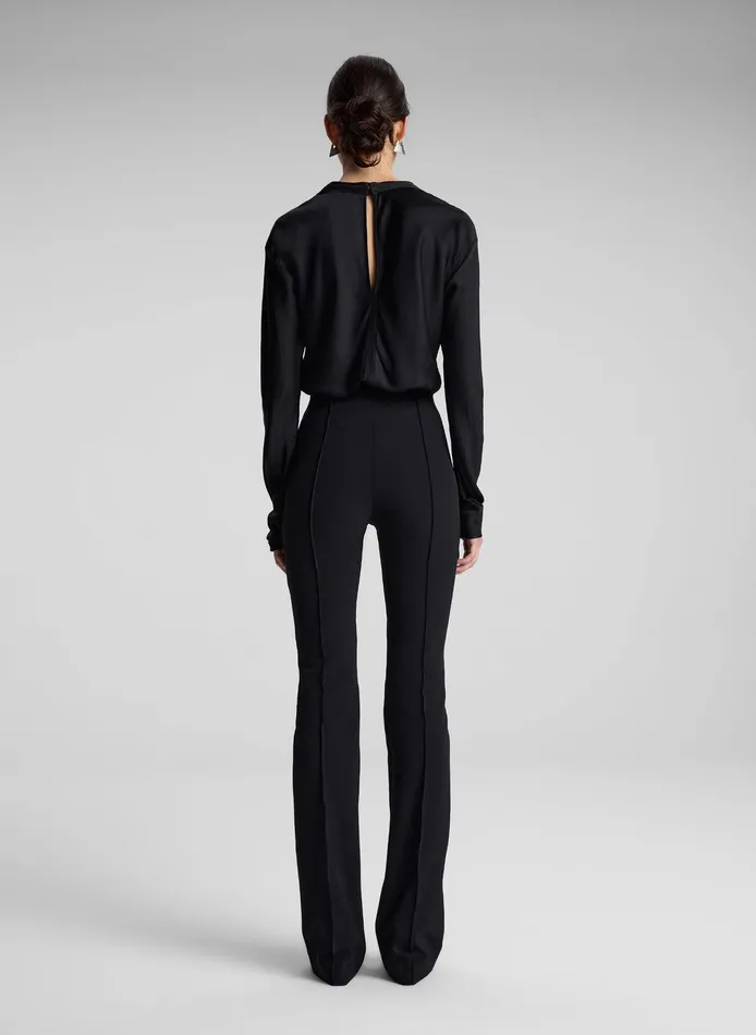 Women Brooks Stretch Tailored Pant Black ALC Bottoms