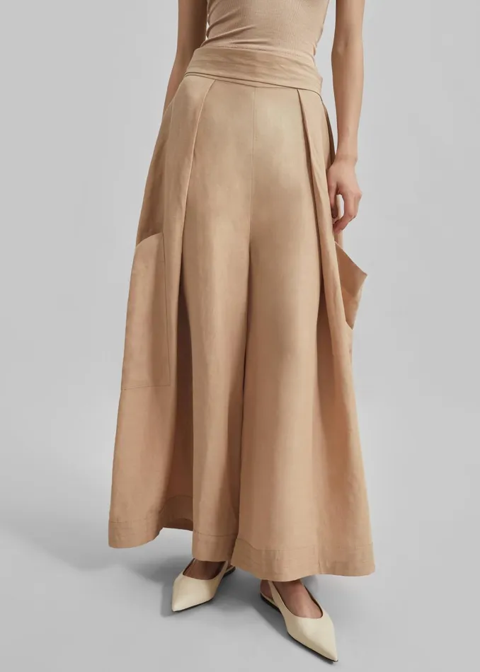 Women By Malene Birger Darlane Pants 8211 Nomad The Frankie Shop Bottoms